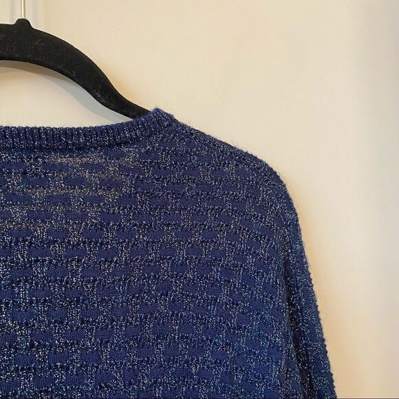Babaton - Navy Metallic Sweater - Picture 11 of 15